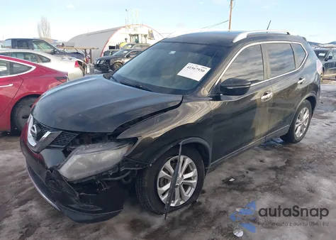 2015 Nissan Rogue Sv from USA, damaged, VIN KNMAT2MV3FP513787